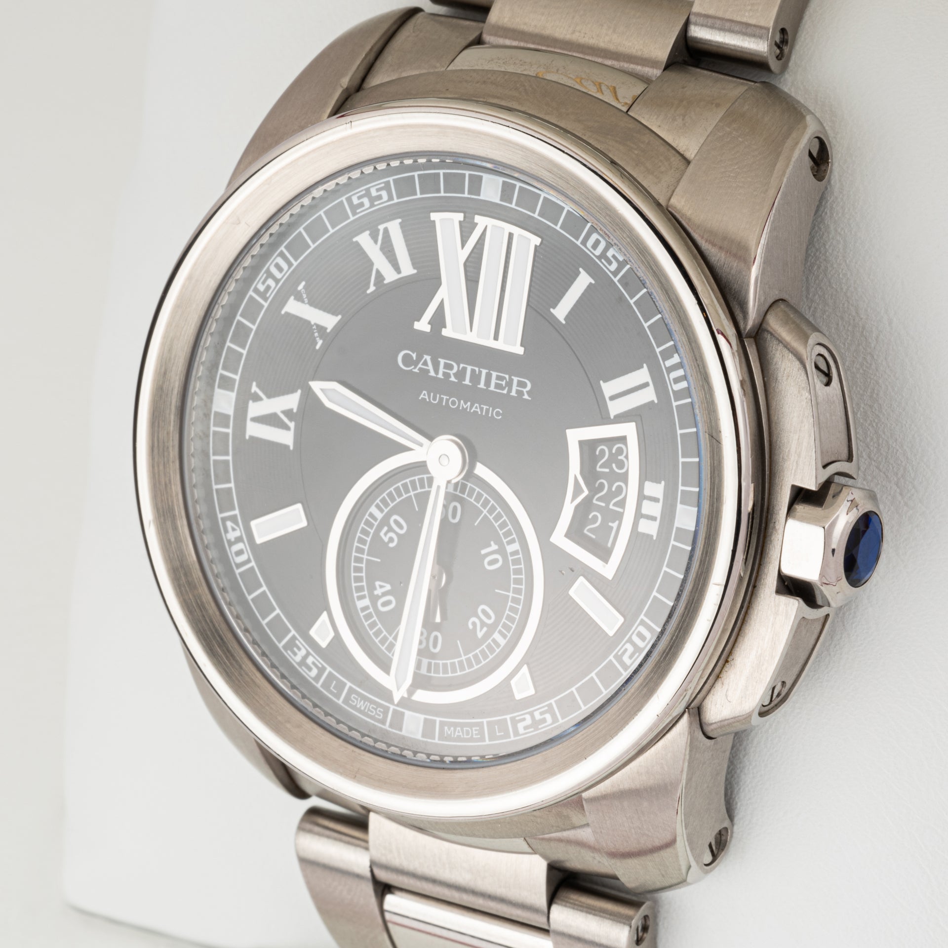 Cartier Calibre steel on steel full set watch