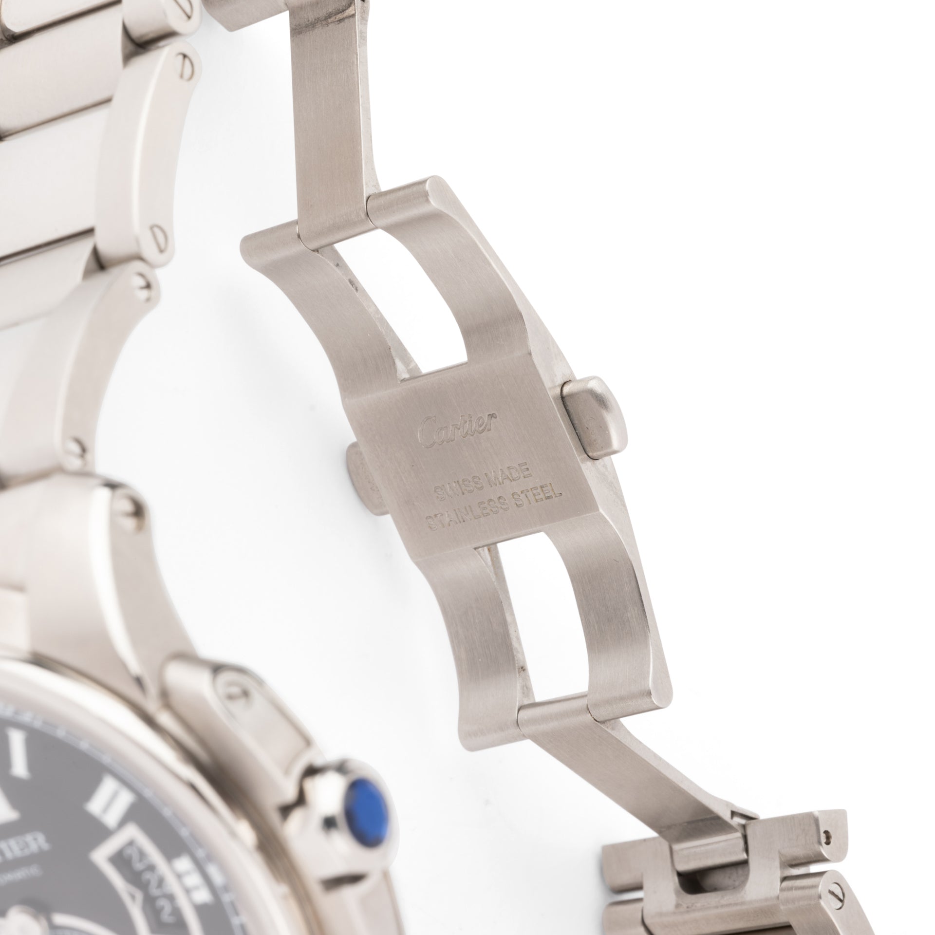 Cartier Calibre steel on steel full set watch