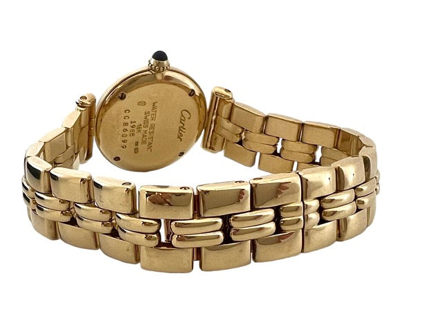Cartier, Montre Colisée Or sur Or vintage