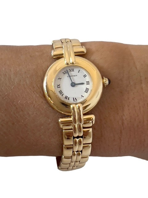 Cartier, Montre Colisée Or sur Or vintage