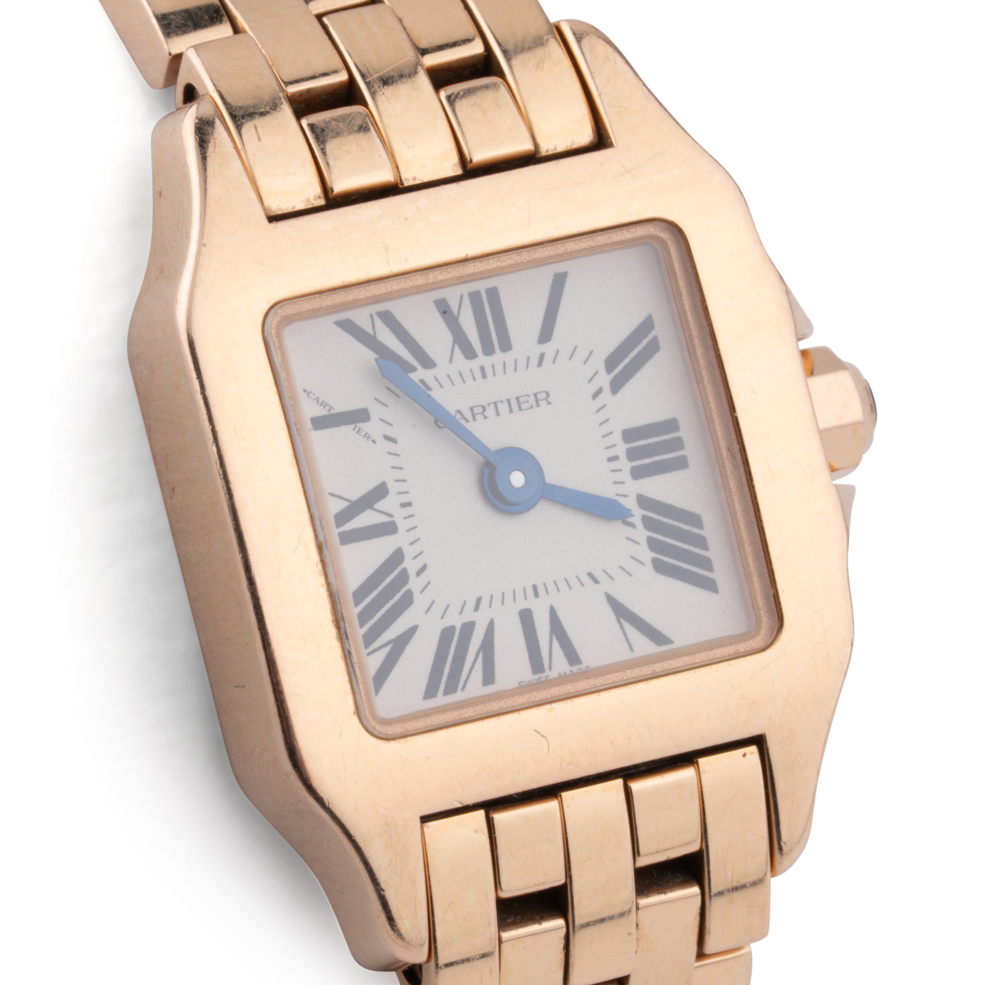 Cartier, Santos Mademoiselle watch, small model, pink gold
