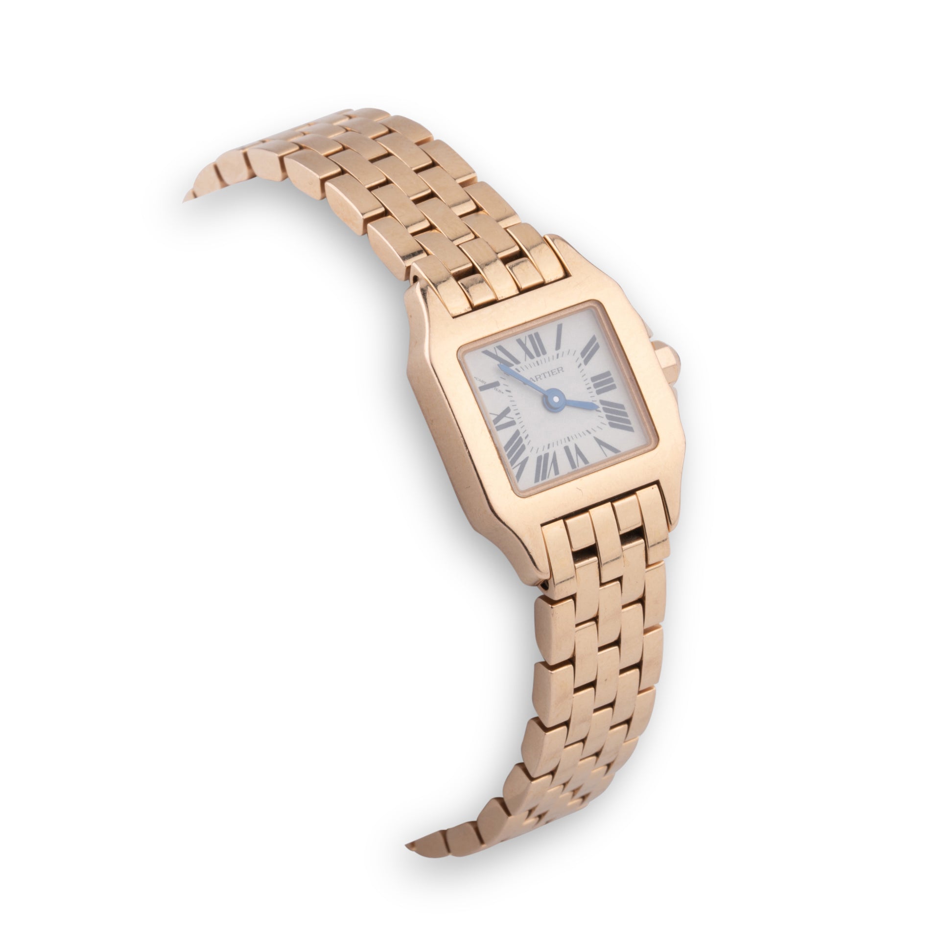 Cartier, Santos Mademoiselle watch, small model, pink gold