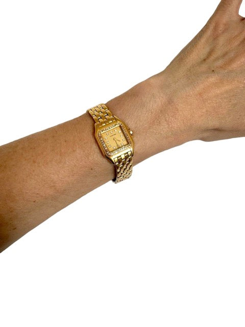 Cartier, Vintage Panther Watch in Gold and Diamonds