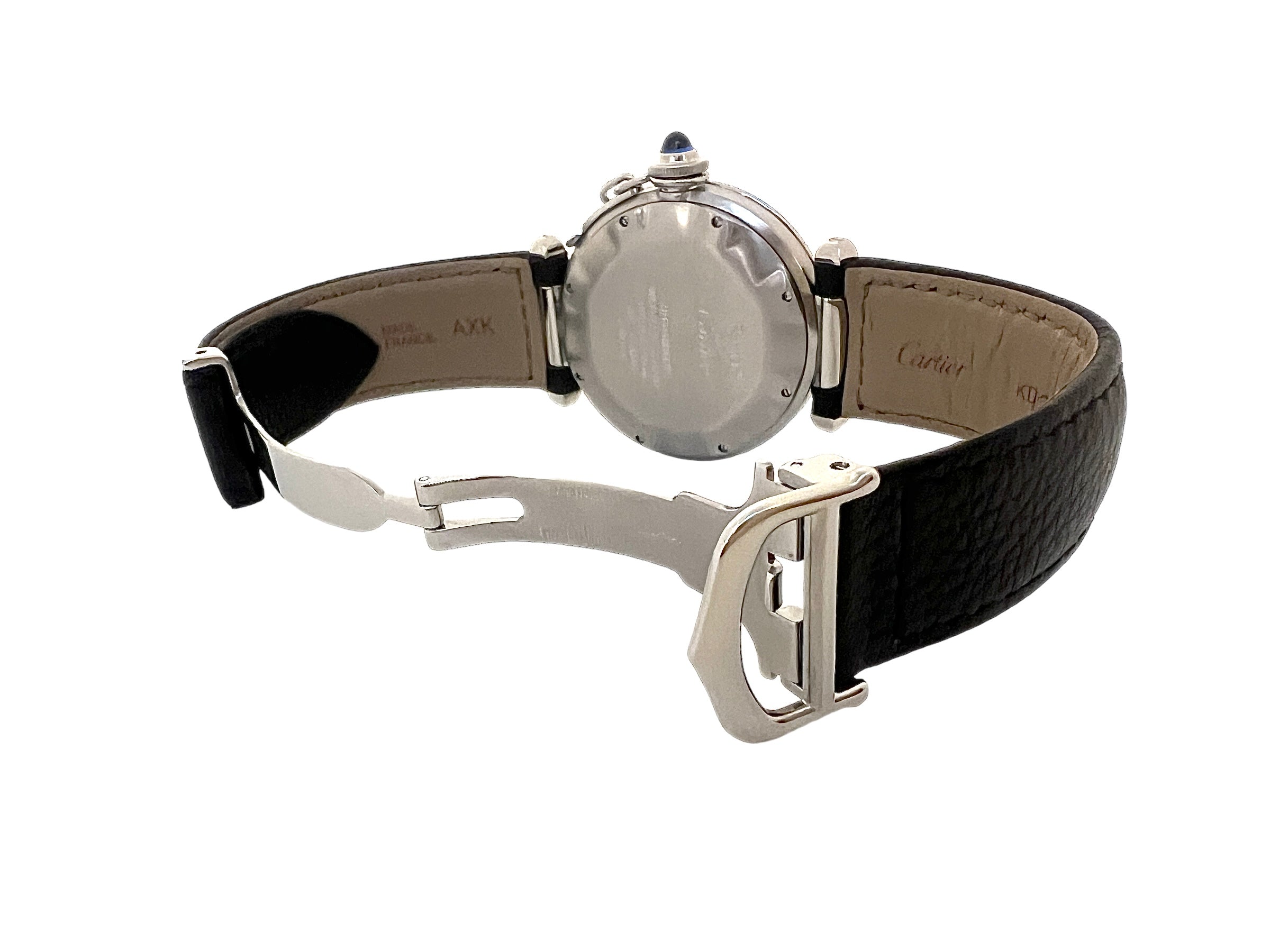 Cartier, Pacha Watch in Steel on Leather