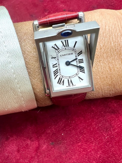 Cartier, Vintage Tank Basculante Watch