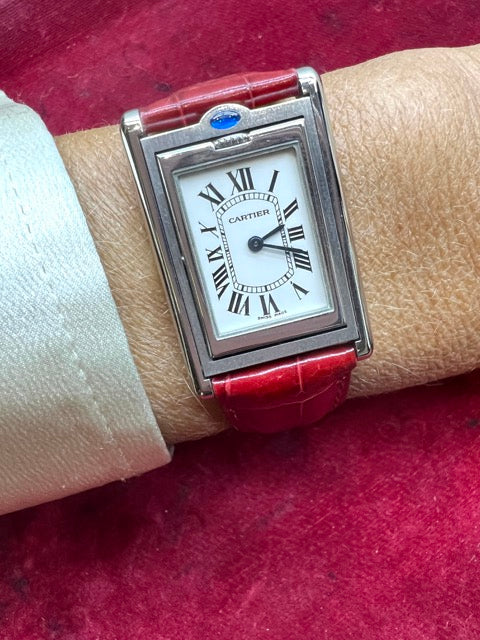 Cartier, Vintage Tank Basculante Watch