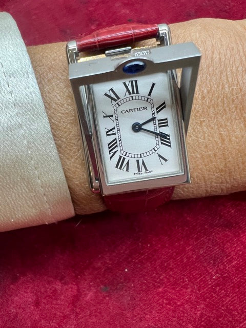 Cartier, Vintage Tank Basculante Watch