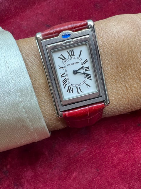 Cartier, Vintage Tank Basculante Watch