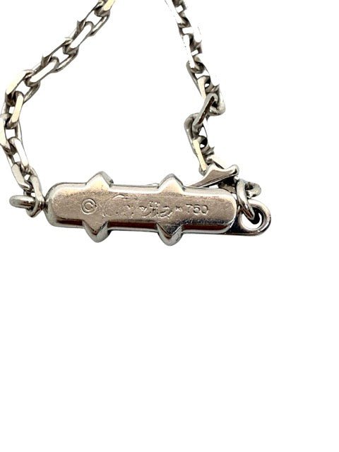 Cartier pendentif "Pasha" en or blanc diamants et pierres précieuses - Maison Eloe