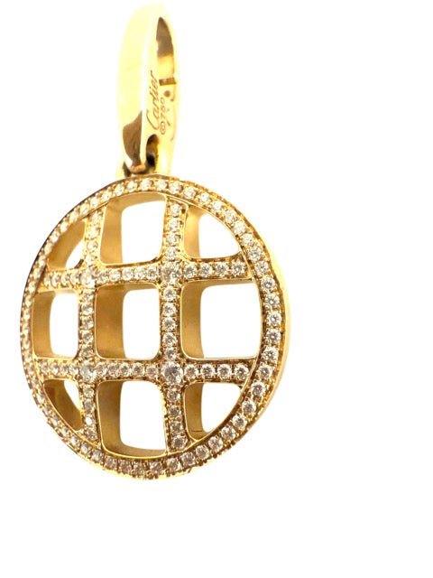 Cartier pendentif "Pasha" en or jaune 18K et diamants - Maison Eloe