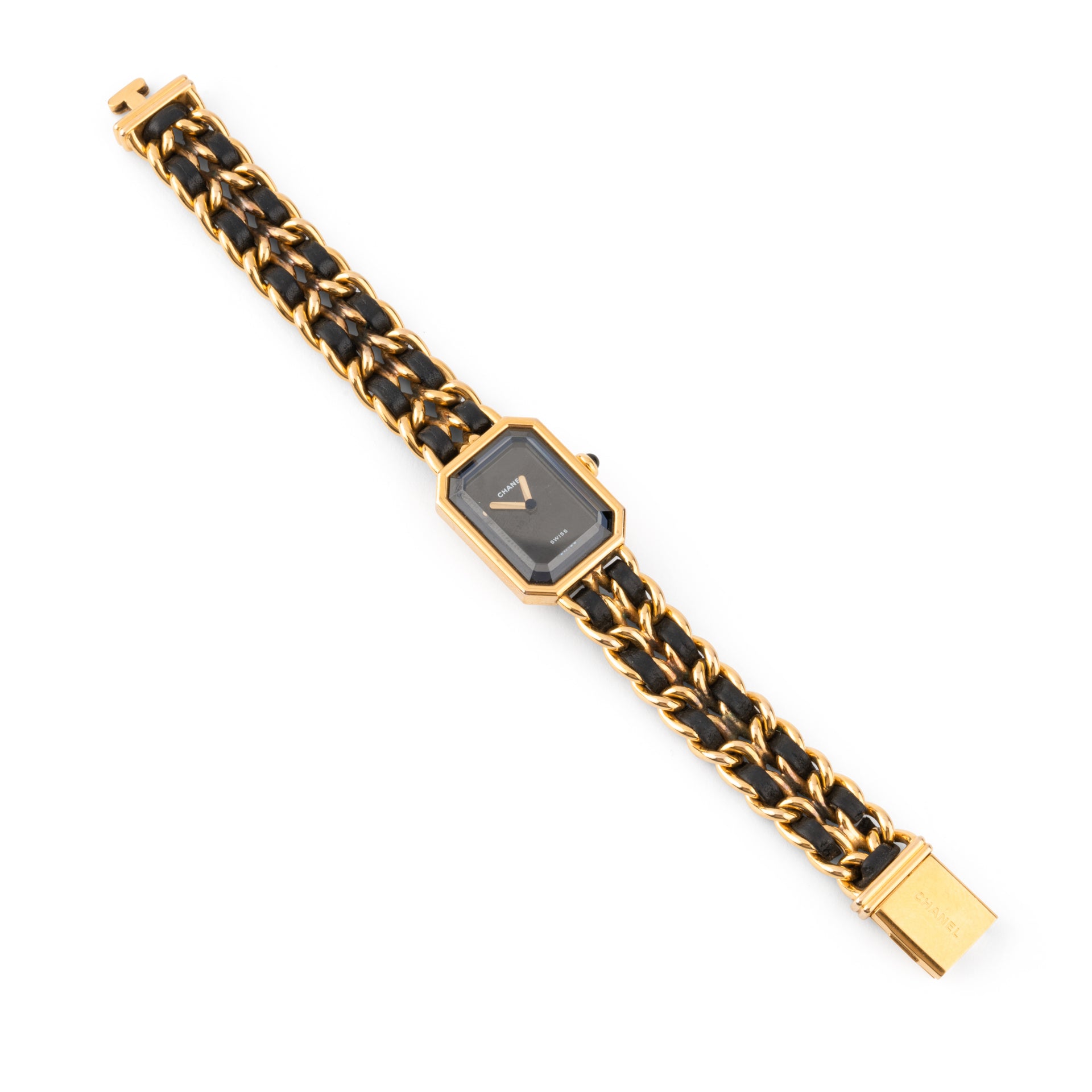Chanel, Première Watch in Gold-plated Steel and Leather