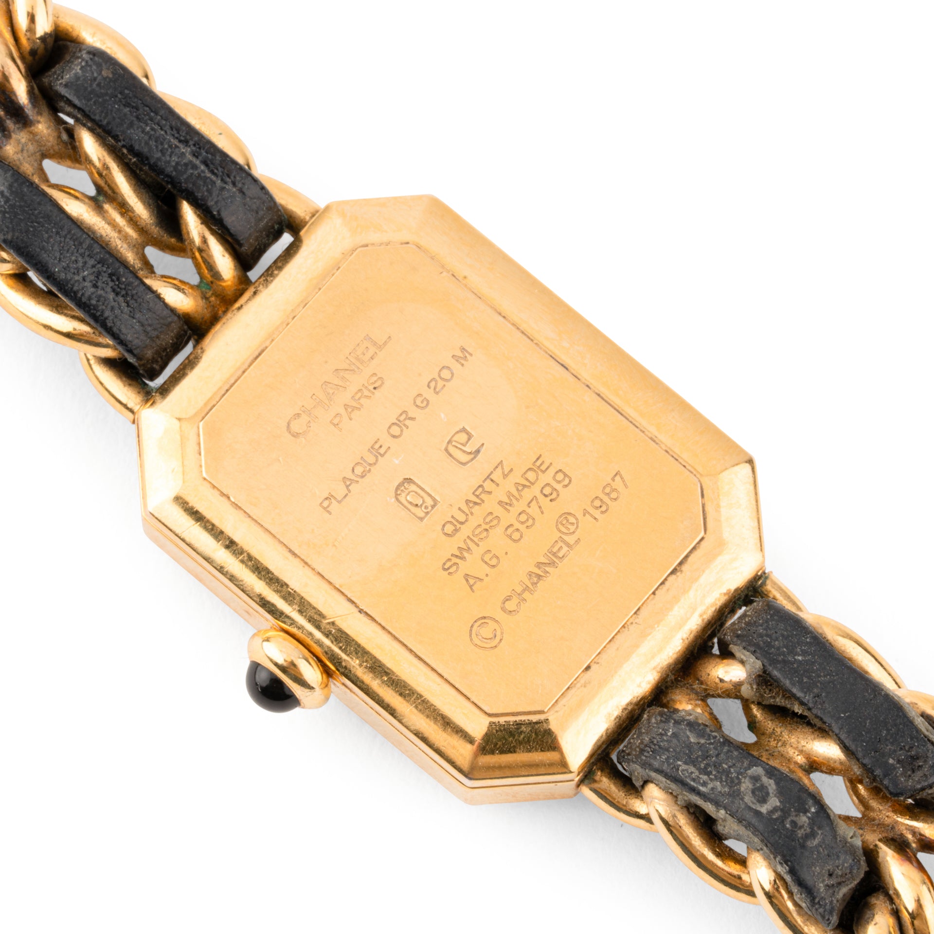 Chanel, Première Watch in Gold-plated Steel and Leather