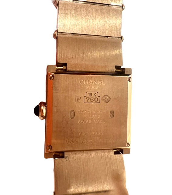 Chanel Mademoiselle Gold and Diamond Watch on Yellow Gold