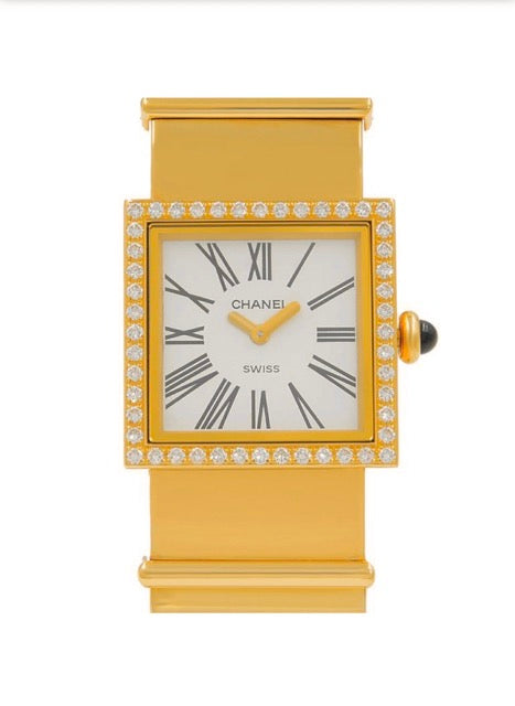 Chanel Mademoiselle Gold and Diamond Watch on Yellow Gold