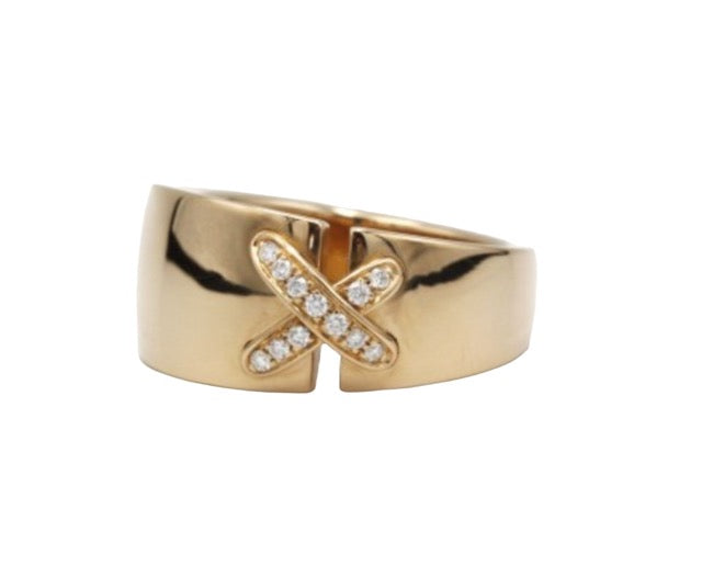 Chaumet, collection "Liens Croisés" or rose et diamants