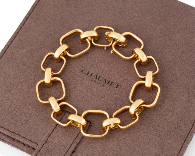 Chaumet, bracelet vintage en or jaune 18K