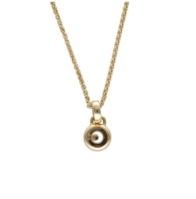 Chopard collier pendentif "Happy Diamonds" en or jaune et diamants - Maison Eloe