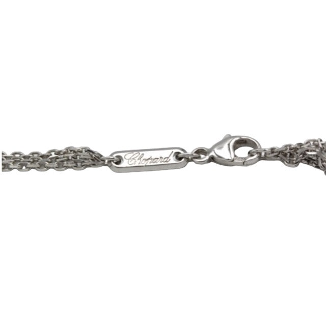 Chopard, "Happy Spirit" pendant necklace in white gold and diamonds