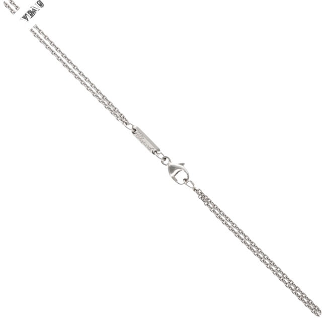 Chopard "Happy Spirit" pendant chain in white gold and diamonds
