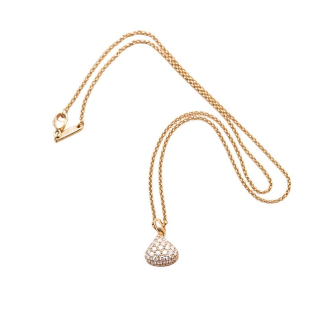 Chopard Vintage 18K yellow gold and diamond necklace
