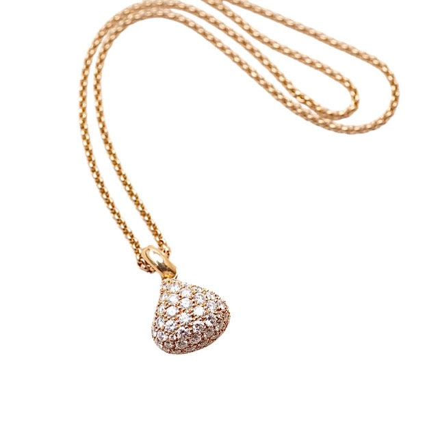 Chopard Vintage 18K yellow gold and diamond necklace