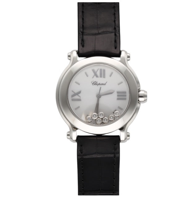 Chopard montre "Happy Sport" acier et diamants full set