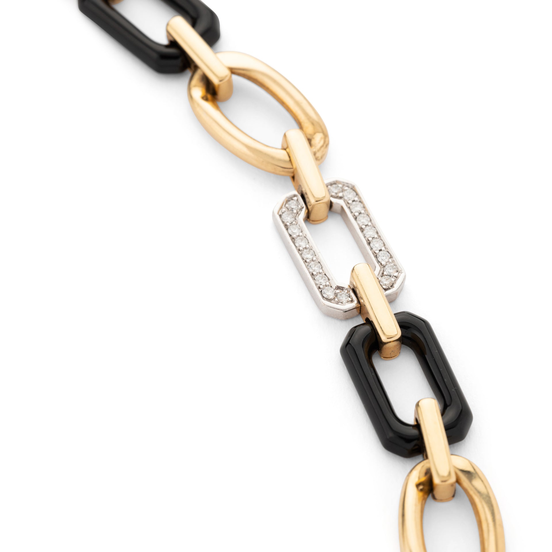 Chanel Gold, Diamond and Onyx Necklace