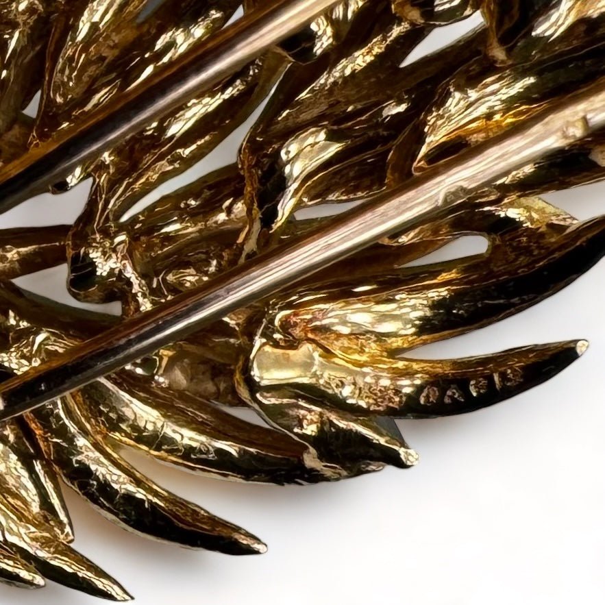 HERMÈS Broche vintage en or jaune. - Maison Eloe