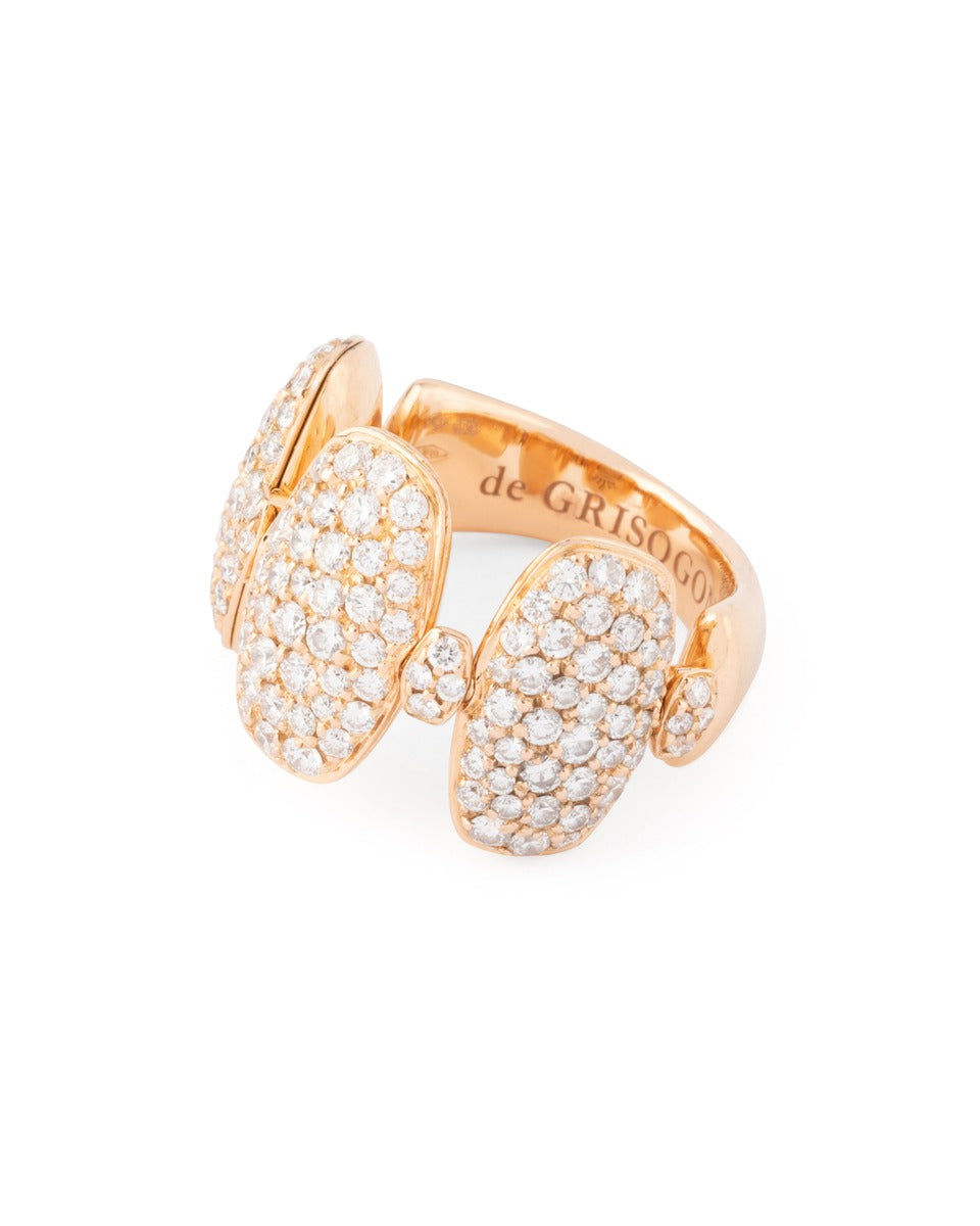 De Grisogono, 18K yellow gold and diamond ring