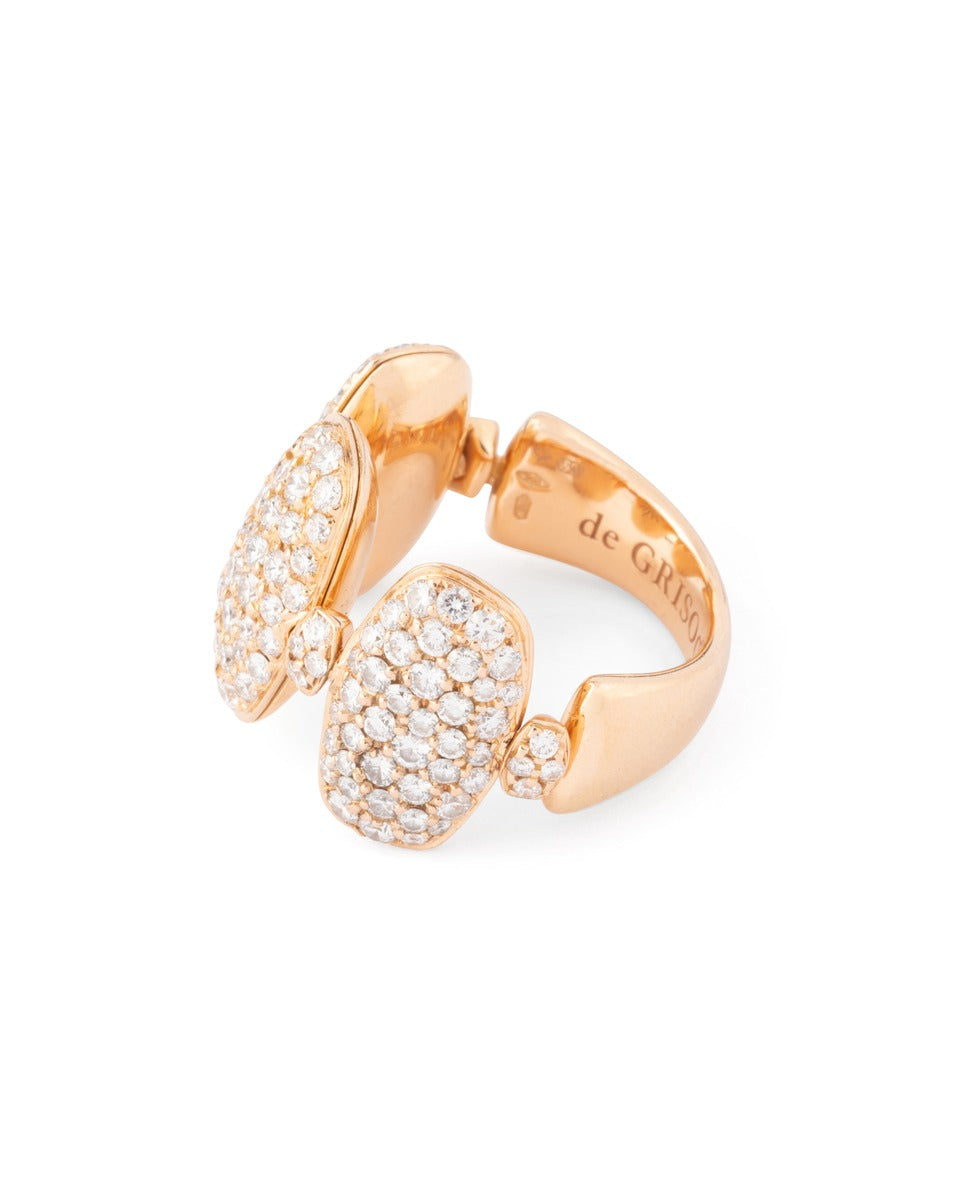 De Grisogono, 18K yellow gold and diamond ring
