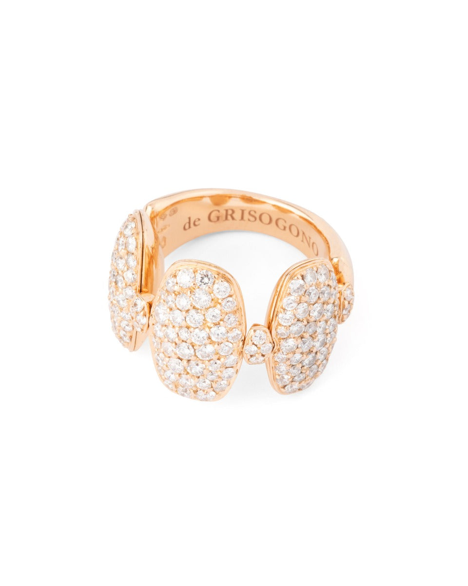 De Grisogono, 18K yellow gold and diamond ring