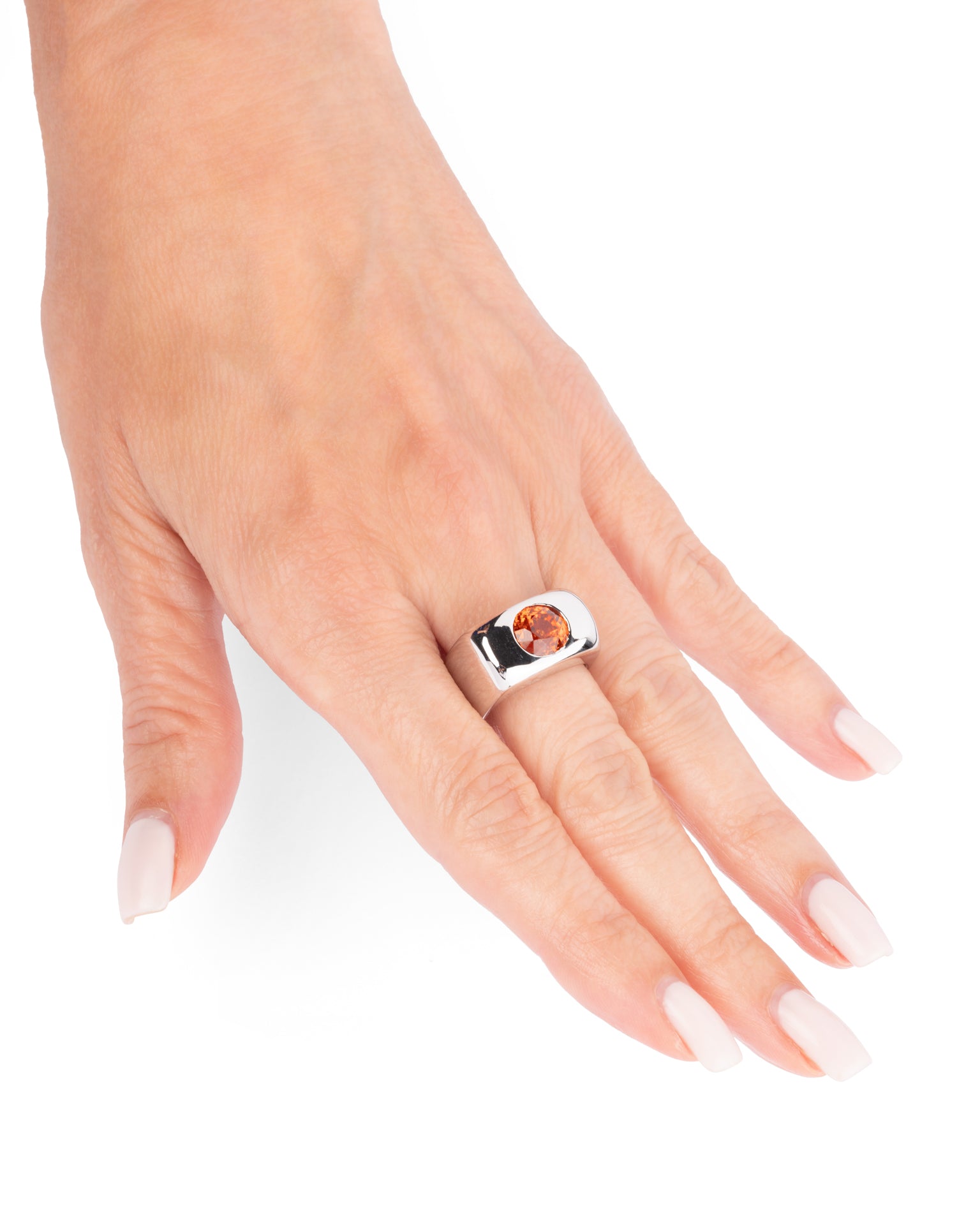 Bague DINH VAN Margot, vintage en or gris 18K