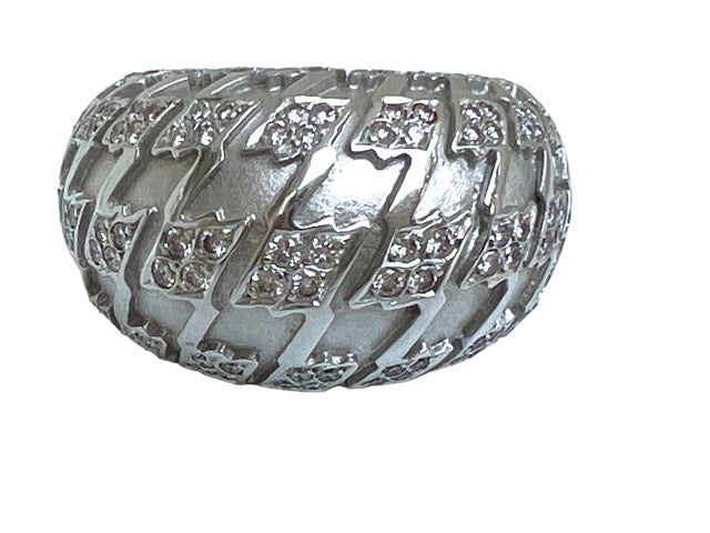 Dior, Bague "Poulette" Or gris, Diamants