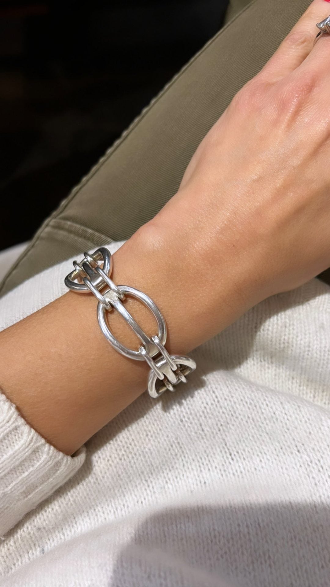 Silver bracelet from Hermès