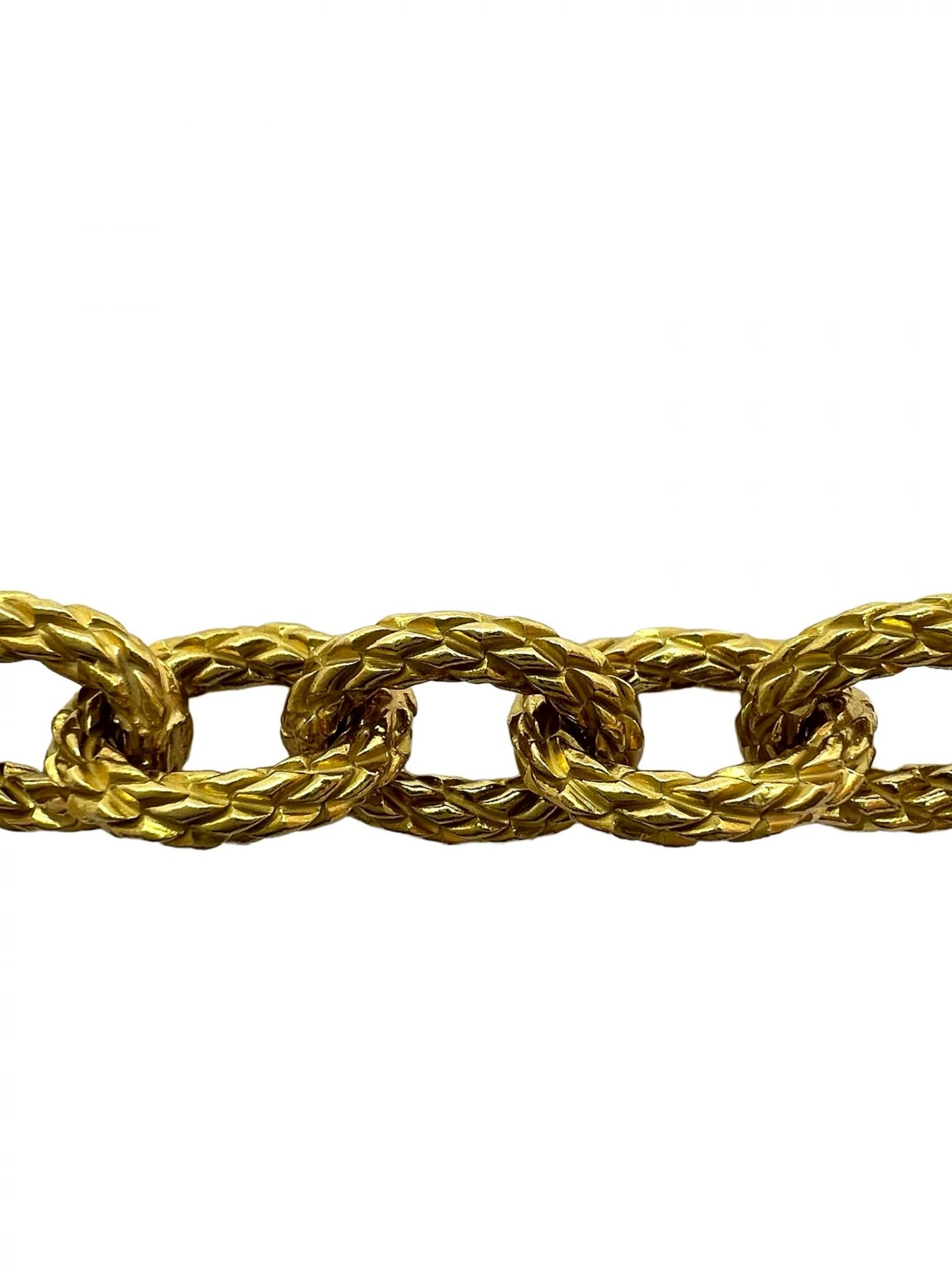18K yellow gold bracelet, Julien Paimbault hallmark