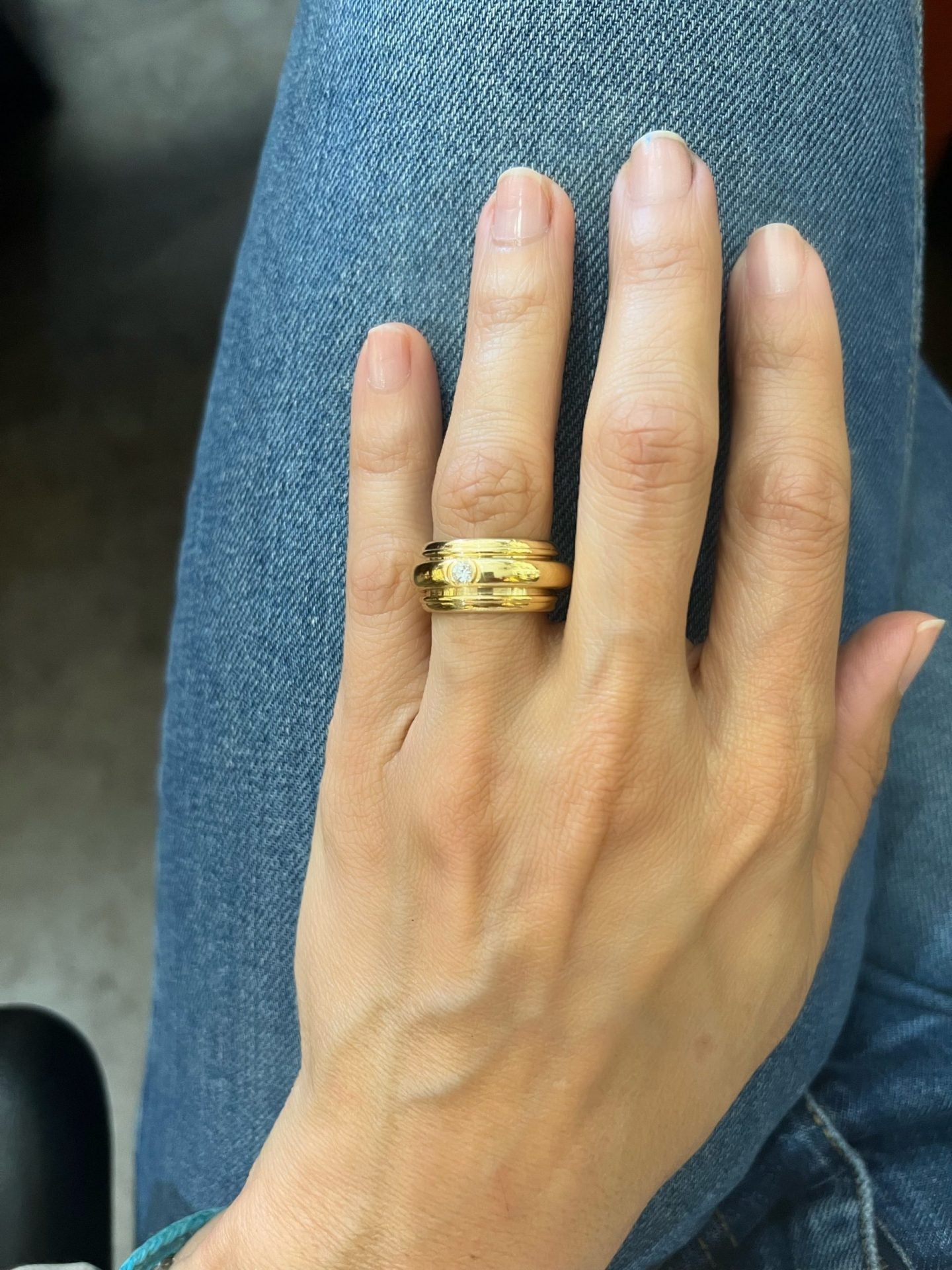 Yellow gold and diamond ring from Piaget, Possession model