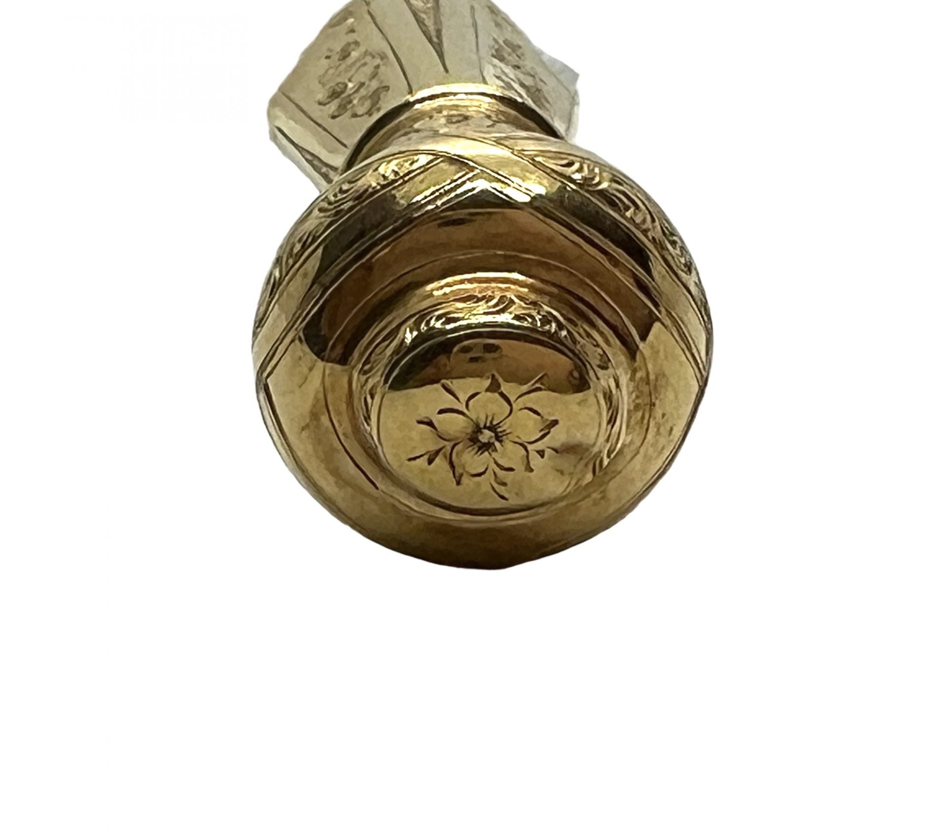 A gold and crystal bottle by G. Kienle