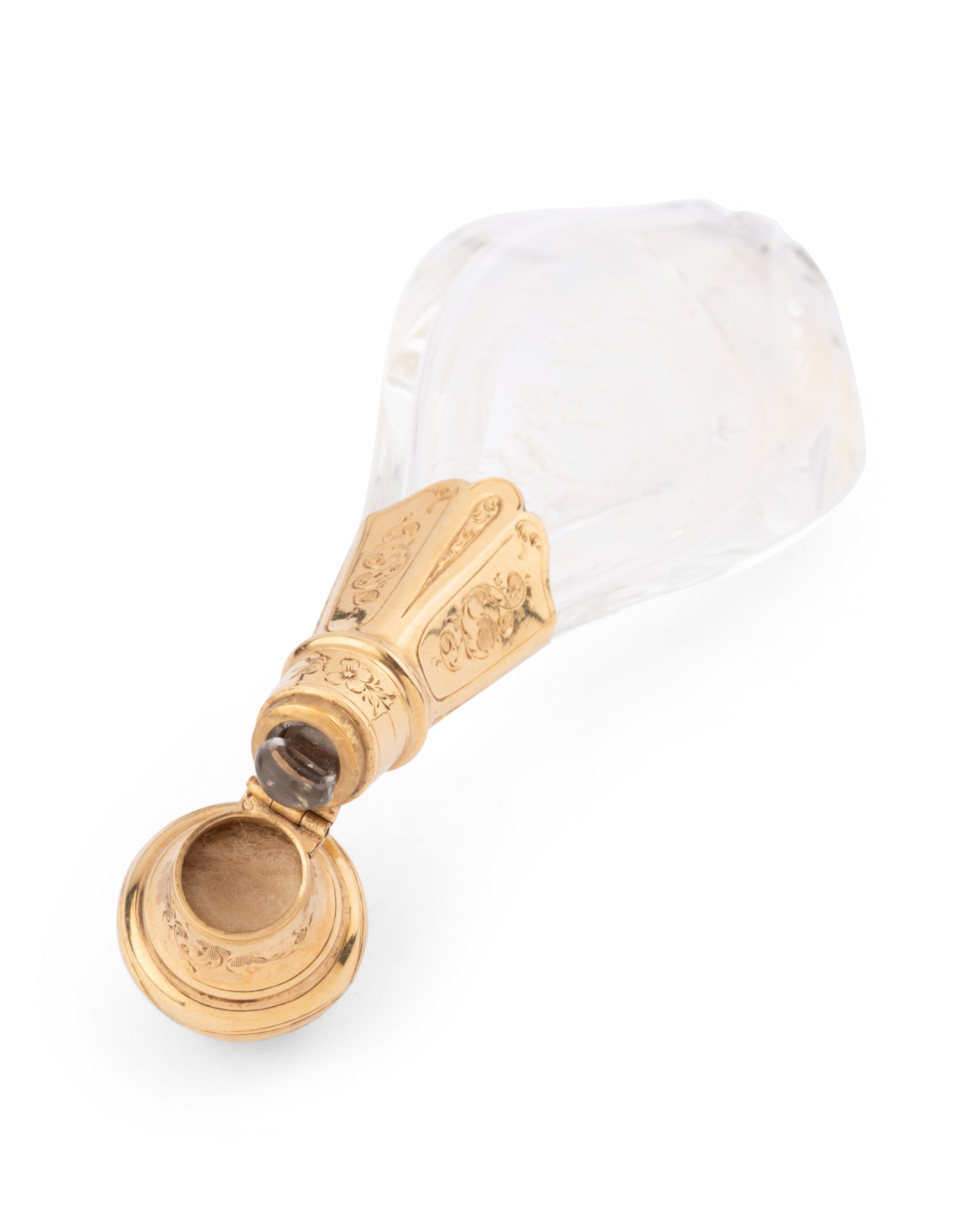 Late 18th century powder flask