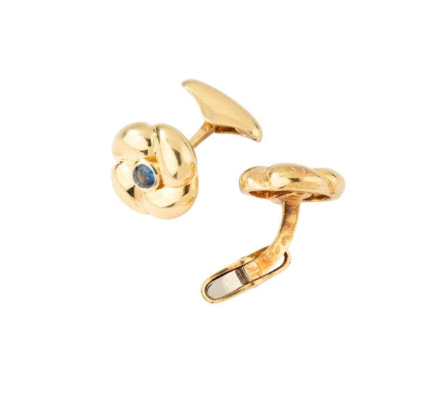 Boutons de manchette Fred en or jaune