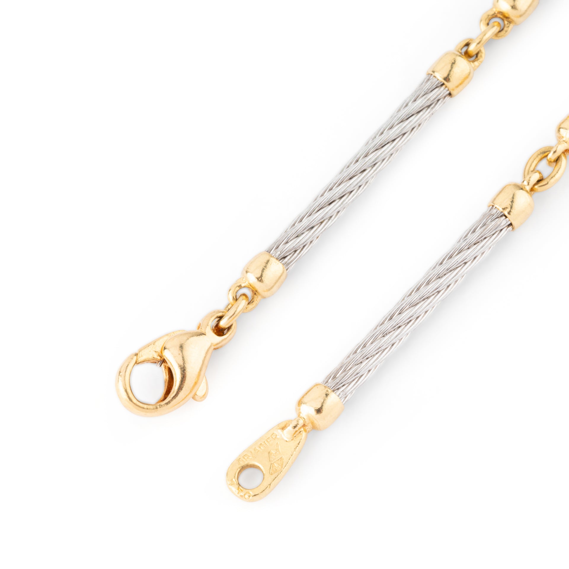 Fred Force 10, Force 10 Zodiac Pendant Necklace, Gold and Steel