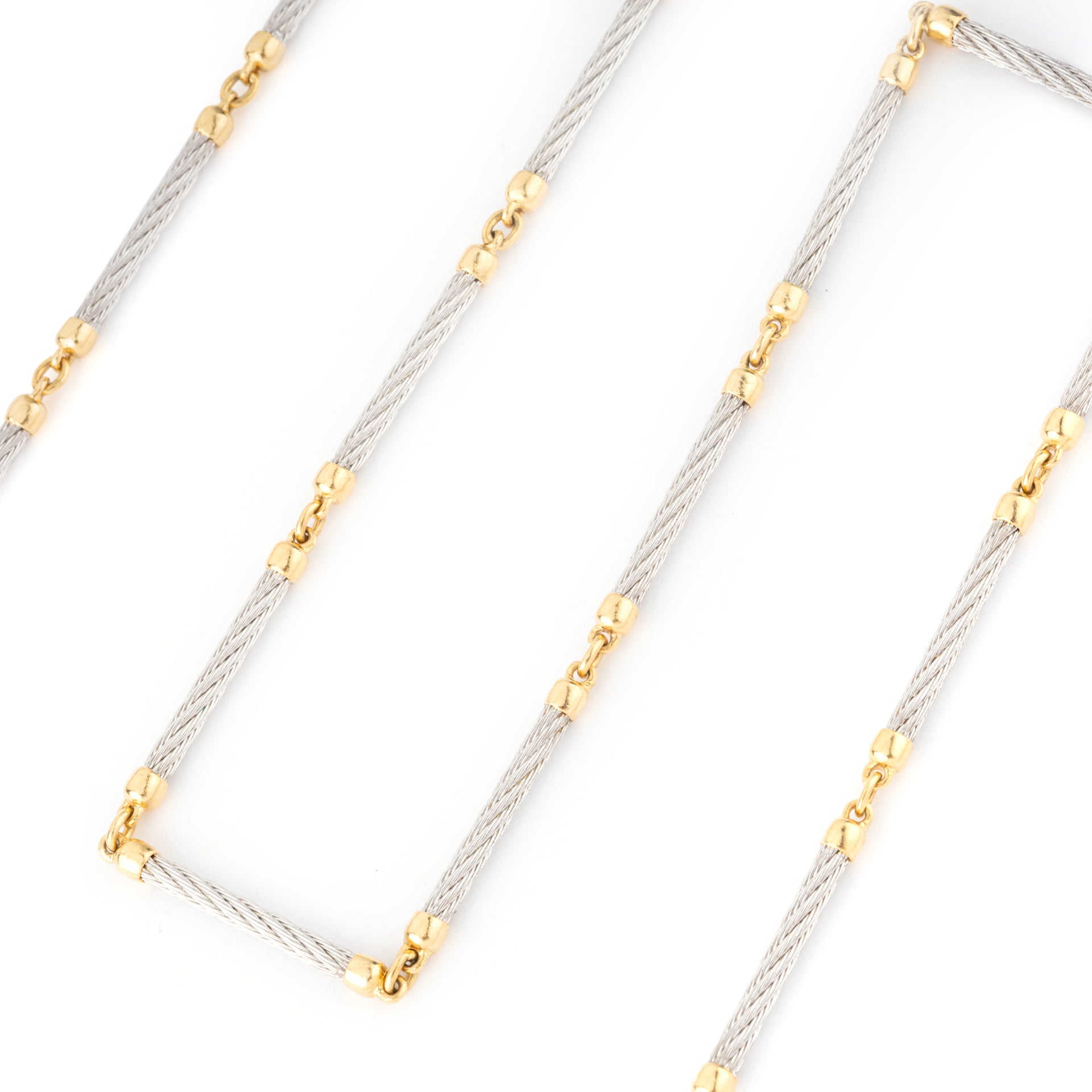 Fred Force 10, Force 10 Zodiac Pendant Necklace, Gold and Steel
