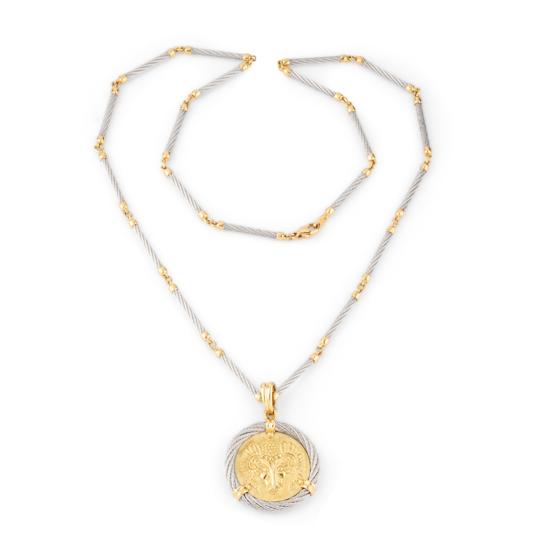 Fred Force 10, Collier-Pendentif Zodiacal Force 10, Or et Acier