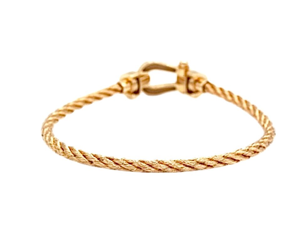 Fred bracelet "Force 10" en or rose et diamants - Maison Eloe