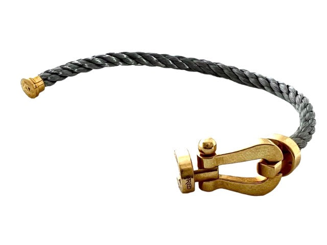 Bracelet Fred, Force 10, Or et Acier