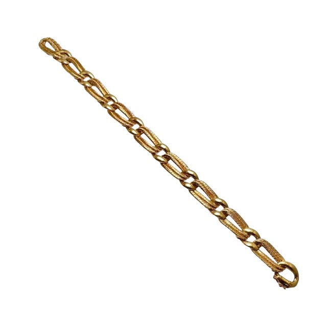 Georges Lenfant, rare bracelet en or jaune 18k