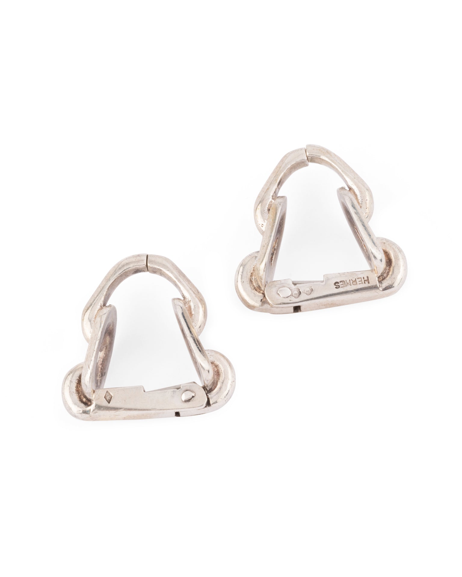 Hermès vintage silver cufflinks