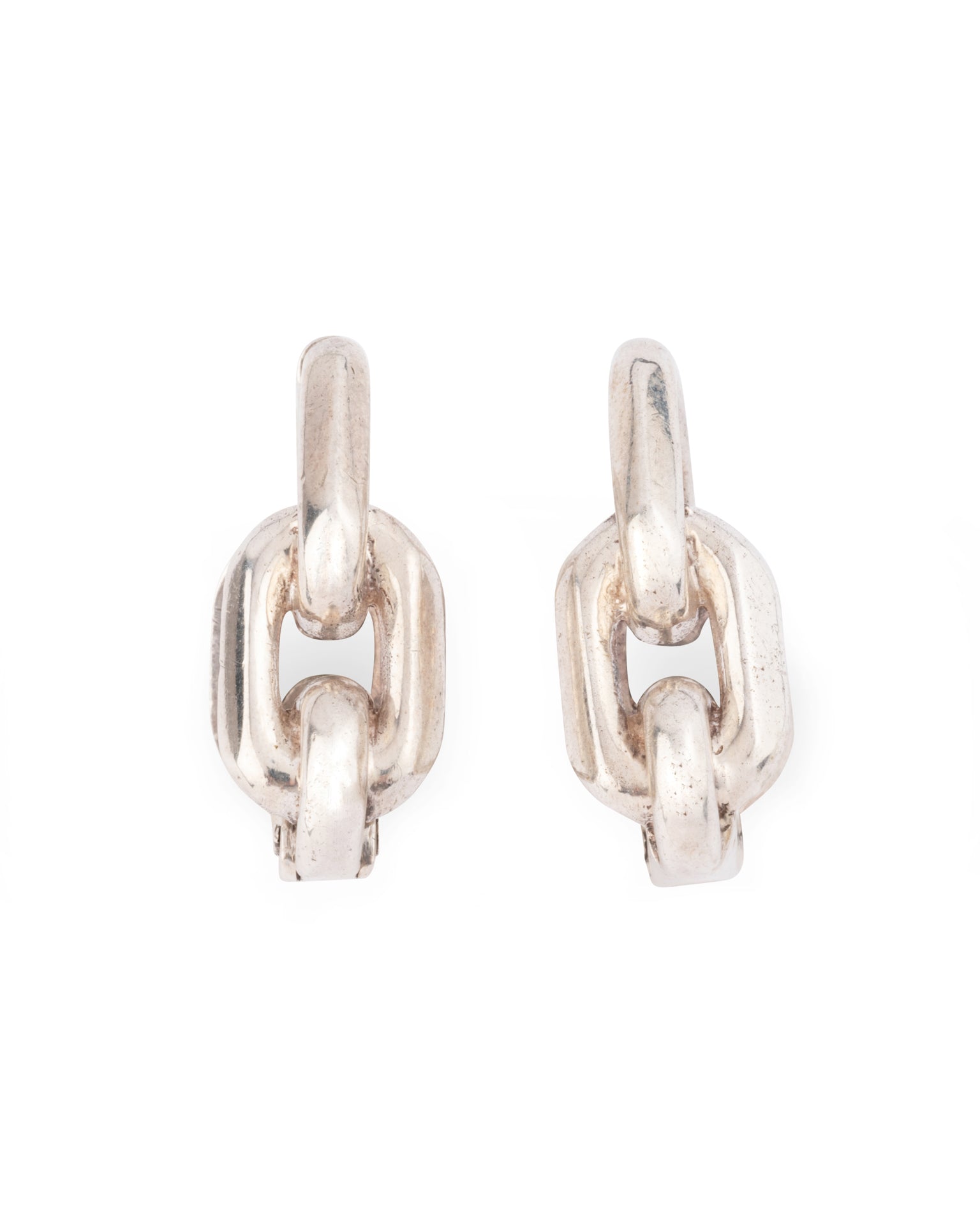 Hermès vintage silver cufflinks