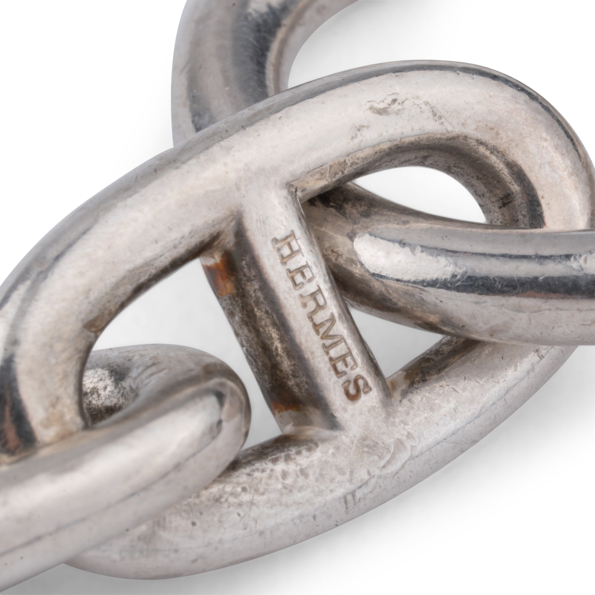 Hermès, Bracelet maille marine en Argent