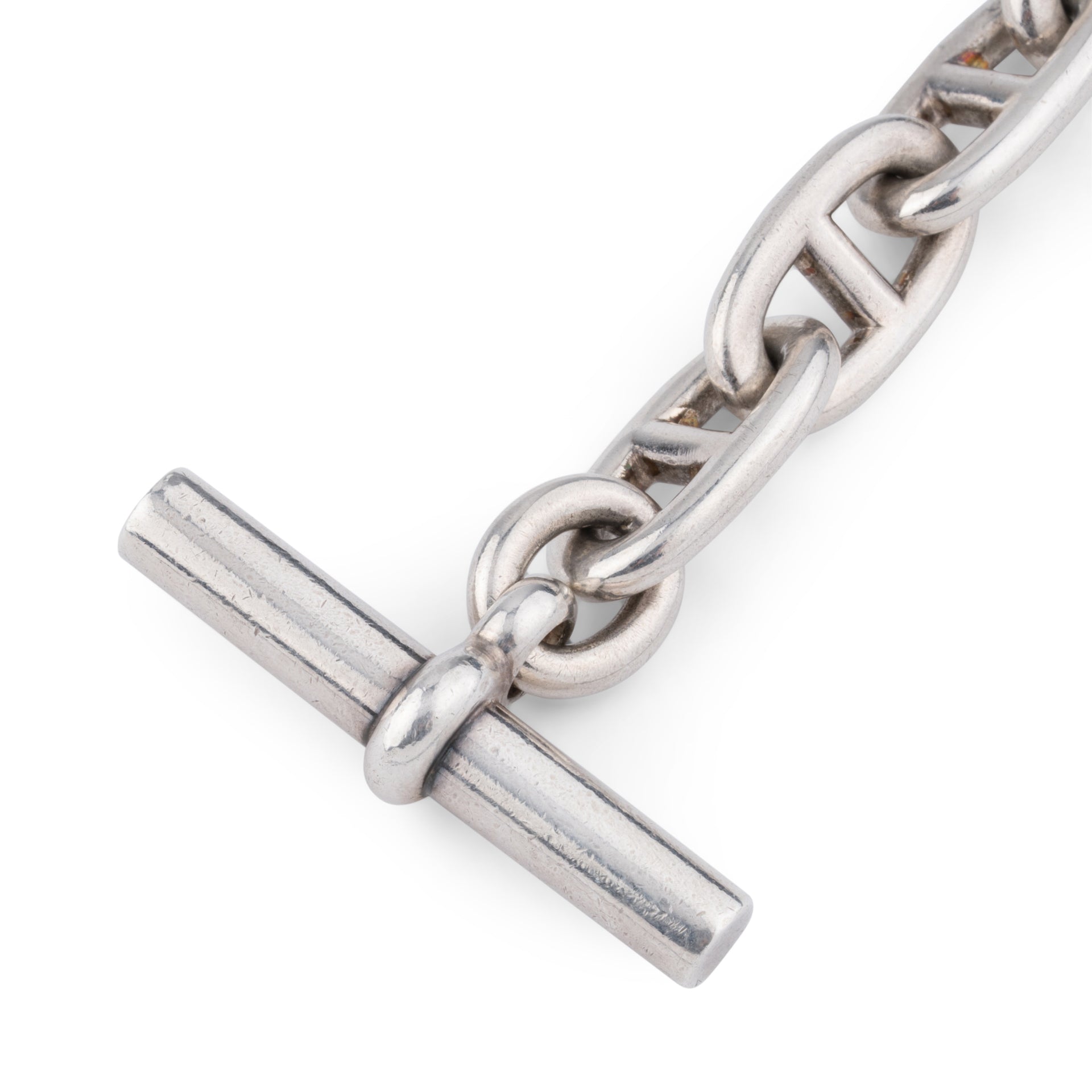 Hermès, Bracelet maille marine en Argent