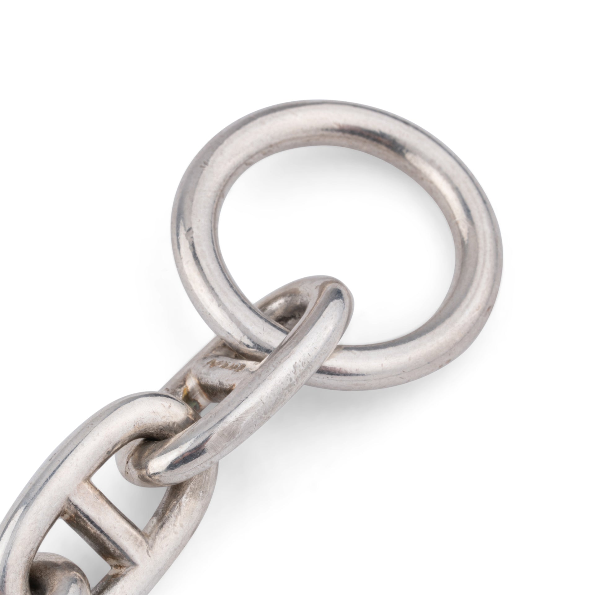 Hermès, Bracelet maille marine en Argent